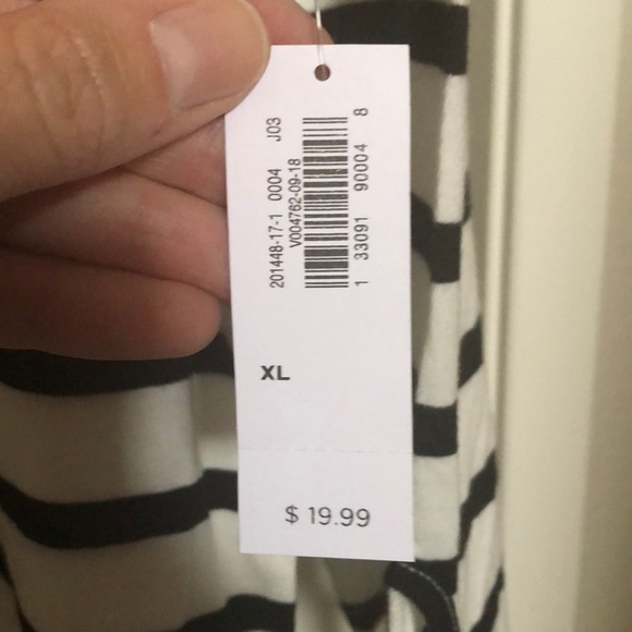 Old Navy 3/4 Sleeve Striped Boatneck Top - Picture 3 of 6